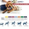 Coastal Pet Pro Reflective Mesh Dog Harness Purple with Yellow 1"