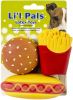 Lil Pals Lil Pals Latex Hamburger Fries and Hotdog Dog Toys