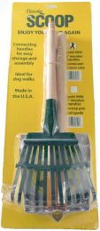 Flexrake Scoop and Steel Rake Set with Wood Handle Small