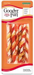 Healthy Hide Good n Fun Triple-Flavor Twists Regular Chicken Pork and Beef Hide