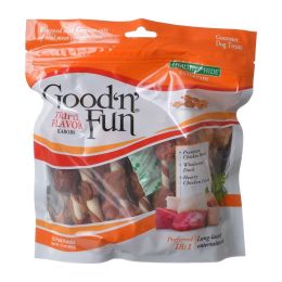 Healthy Hide Good'n' Fun Triple Flavor Kabobs Chicken Duck and Chicken Liver Dog Treats