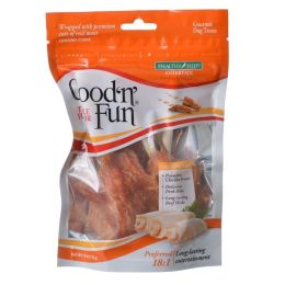 Healthy Hide Good'n' Fun Triple-Flavor Wings Chicken Pork and Beef Hide