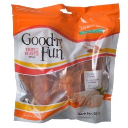 Healthy Hide Good'n' Fun Triple-Flavor Wings Chicken Rawhide and Pork Hide