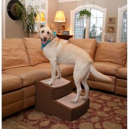 Easy Step II Extra Wide Pet Stairs - Chocolate