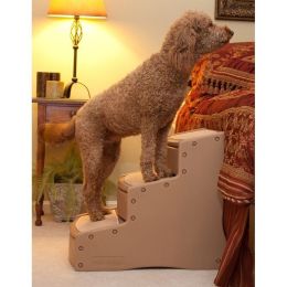 Easy Step III Extra Wide Pet Stairs - Tan