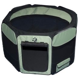 Travel Lite Soft-Sided Pet Pen - Medium/Sage